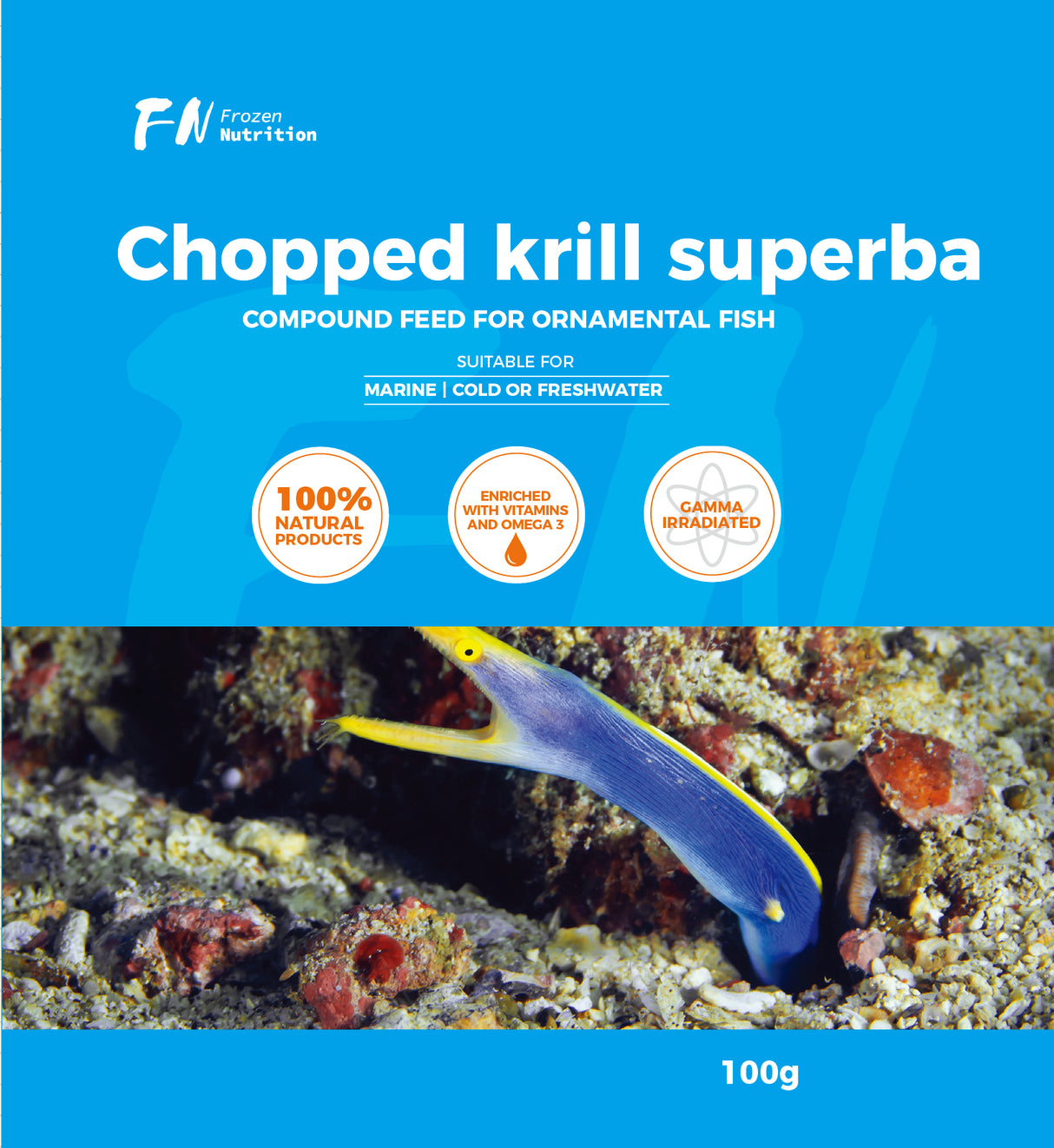 Frozen Nutrition Chopped Krill Superba | EasternMarine Aquariums