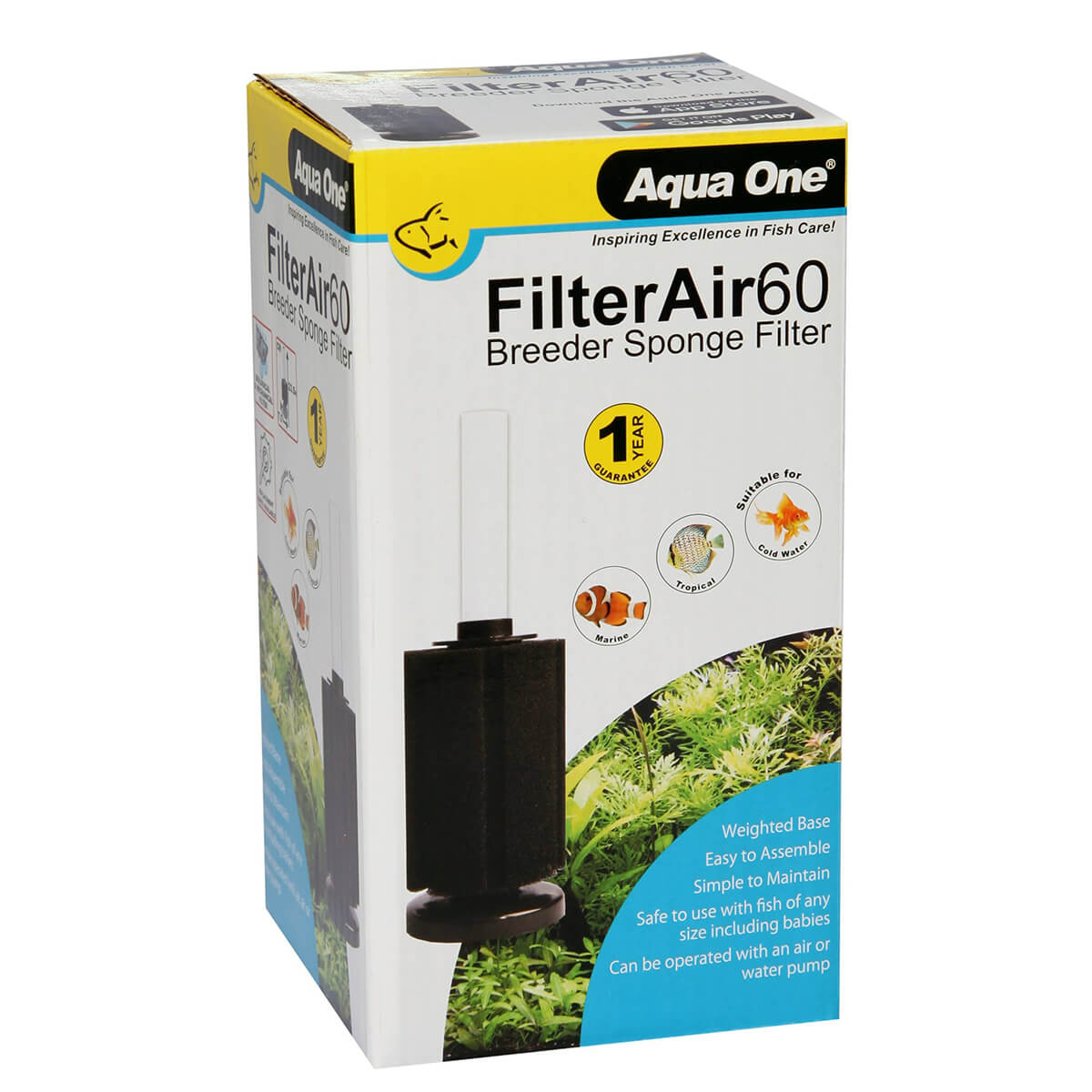 Aqua One Breeder Sponge Filter