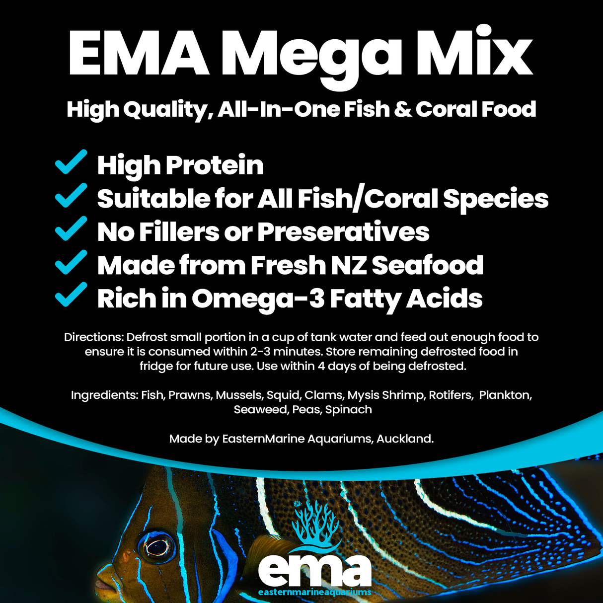 EMA Marine Mega Mix Fish & Coral Food