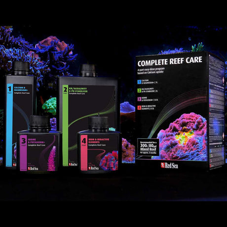 Introducing Red Sea's New 4-Part Reef Supplement System