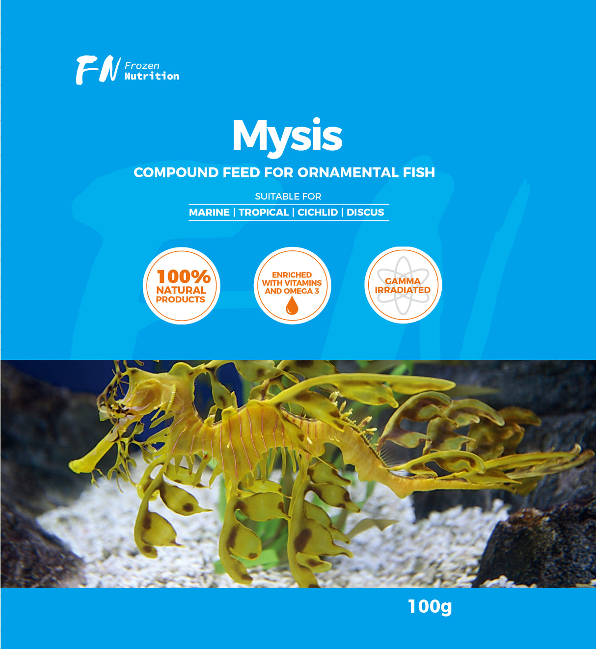 Frozen Nutrition Mysis Shrimp