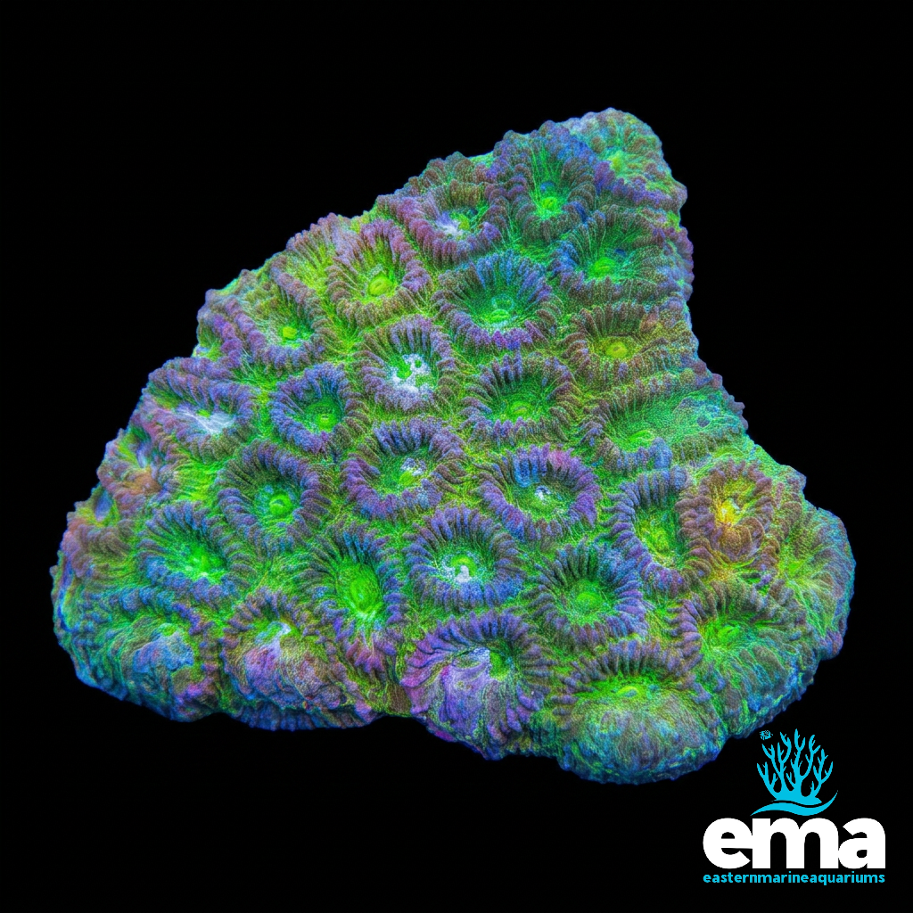 WYSIWYG Green and Red Matrix Favia Colony