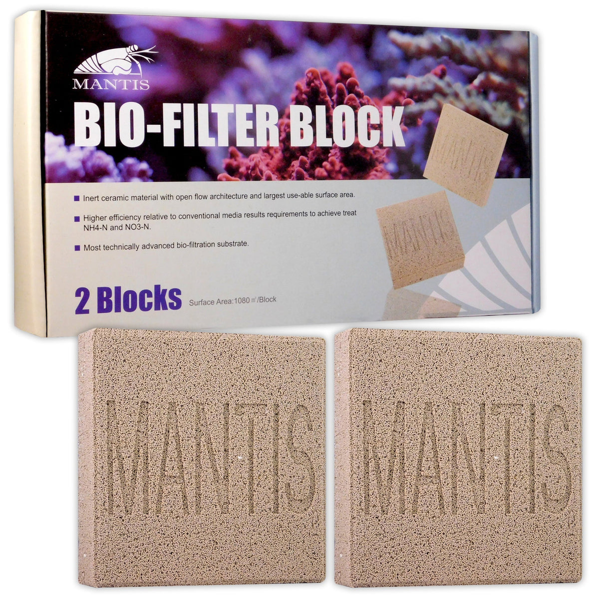 Mantis Bio Filter Blocks ceramic aquarium filter media