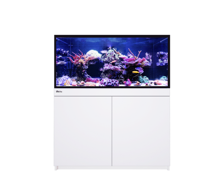 Red Sea REEF-FRAME 350 aquarium system in White cabinet finish