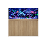 Red Sea REEF-FRAME 500 aquarium system in Oak cabinet finish