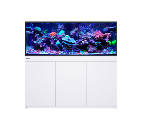 Red Sea REEF-FRAME 500 aquarium system in White cabinet finish