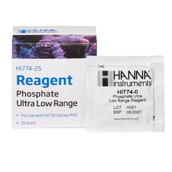 Hanna Marine Ultra Low Range Phosphate Reagents HC - HI774-25 - EasternMarine Aquariums