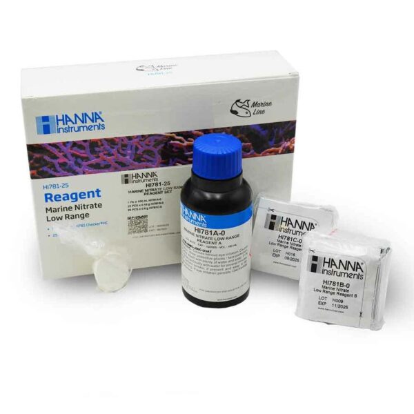 Hanna Marine LR Nitrate Reagents HC - HI781-25 - EasternMarine Aquariums